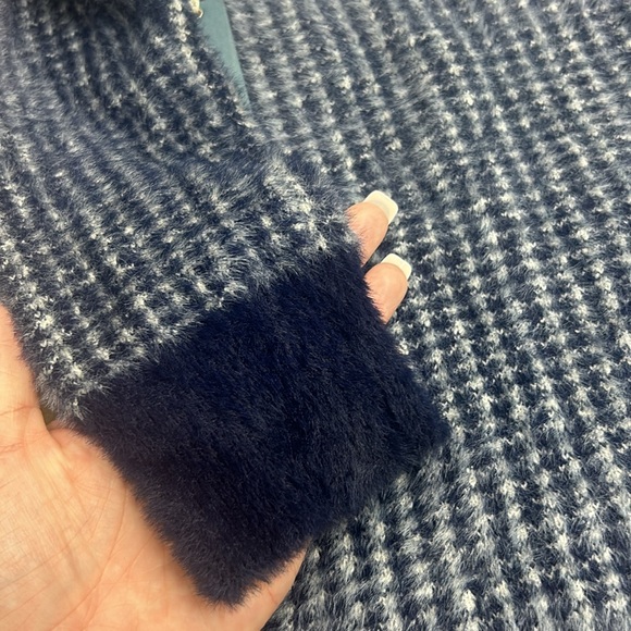 Court & Rowe Houndstooth Eyelash Knit Cardigan NWT - Picture 11 of 11